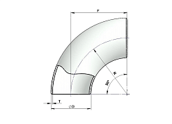 Отводы по чертежу
