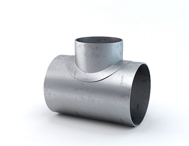 С гладкими концами и воротником